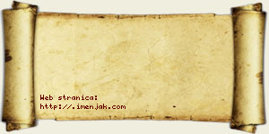 Hana Vranjković vizit kartica